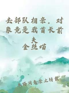 去部队相亲，对象竟是我首长前夫