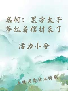 名柯：黑方太子爷扛着棺材来了